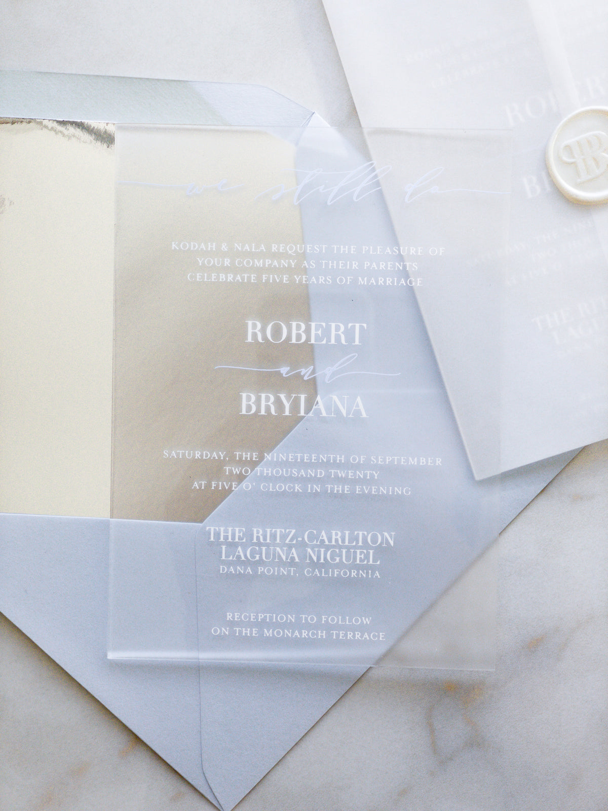 Continuation Invitations Vow Renewal Custom Invitations