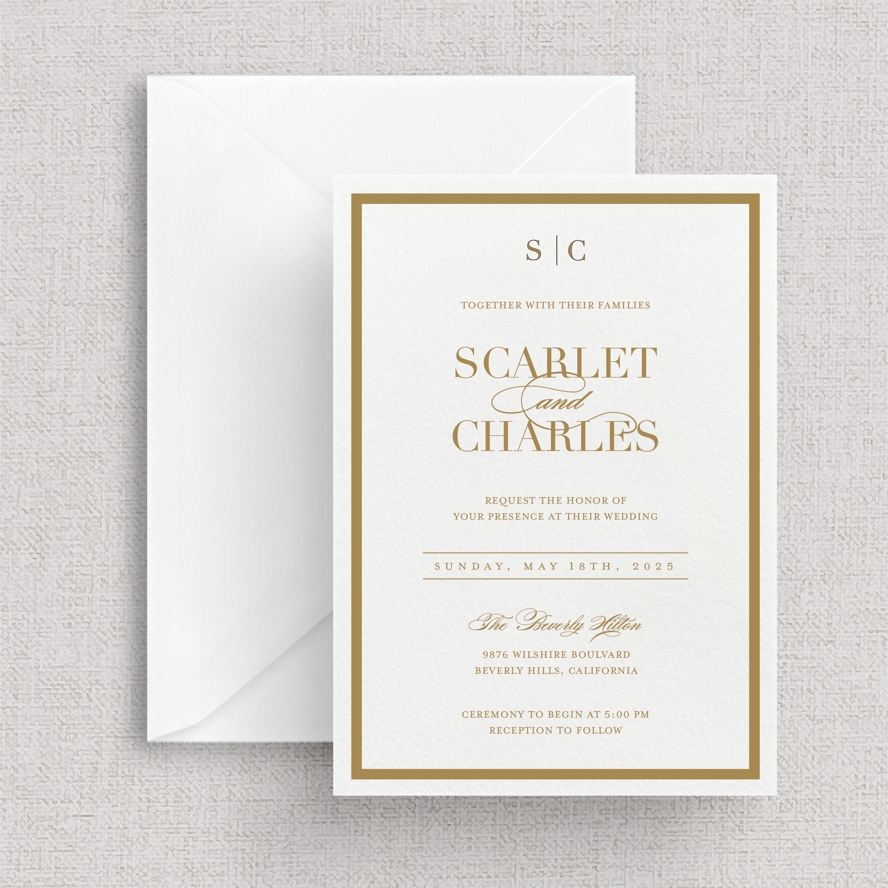 Frame'd - No. 1 | Card Stock Wedding Invitations | Personalized Design