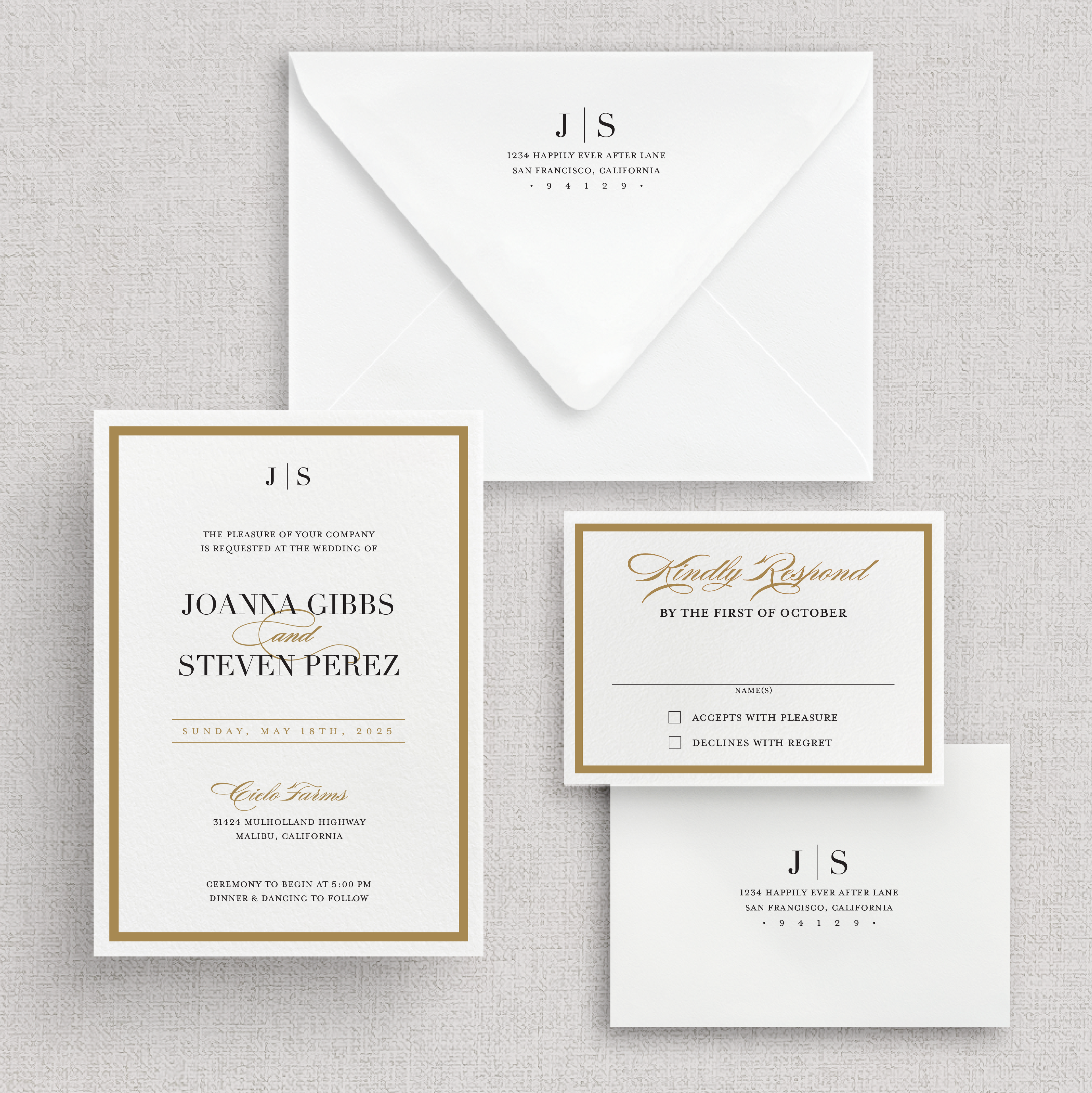 Frame'd - No. 1 | Card Stock Wedding Invitations | Personalized Design