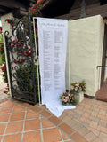 The Sienna - Fabric Seating Chart