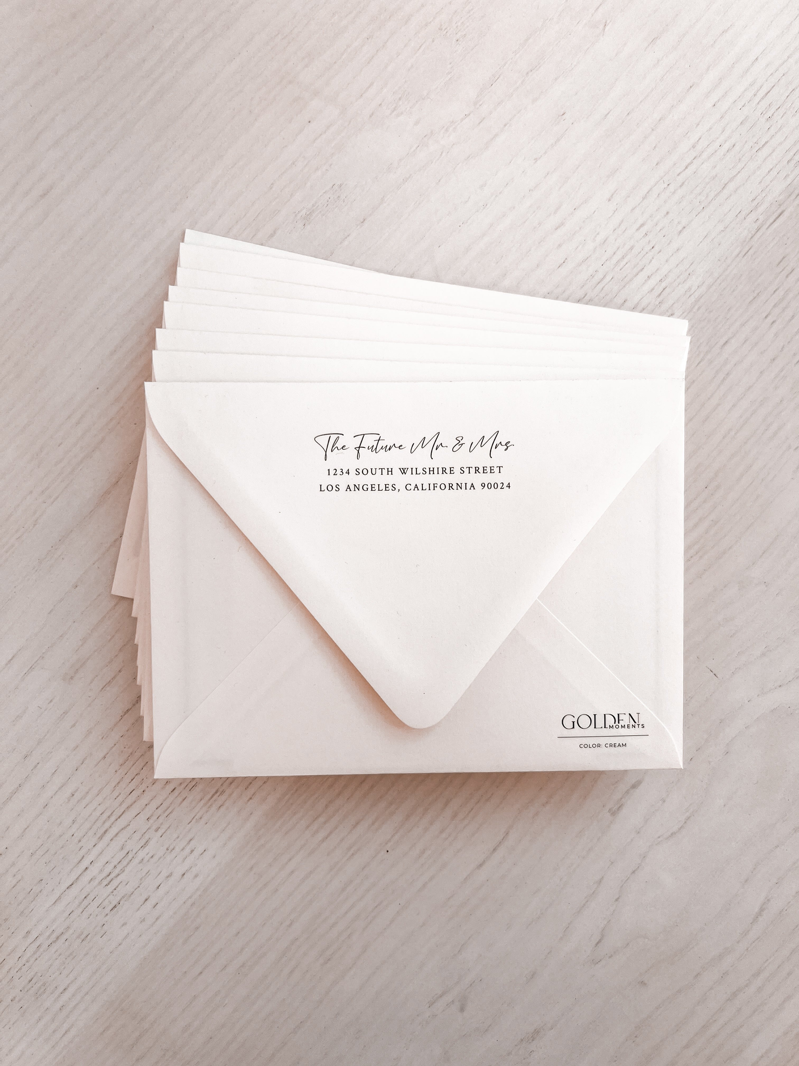 Modern Script Invitation Suite | Card Stock Wedding Invitations | Personalized Design