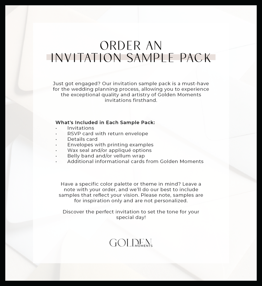Invitation Sample Pack