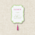 Antoinette | Vintage Shape Place Cards with Tassel