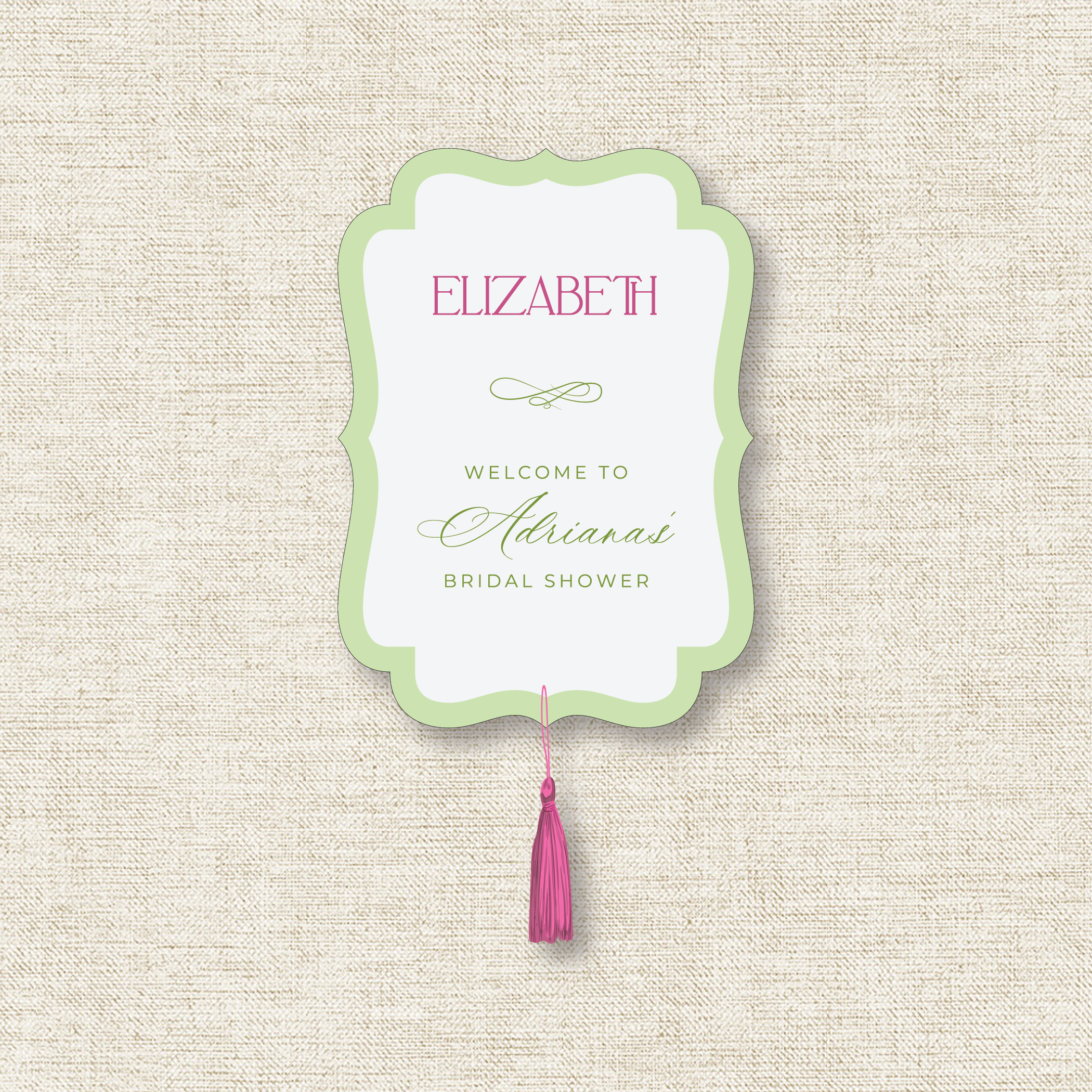 Antoinette | Vintage Shape Place Cards with Tassel
