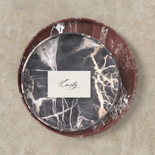 Editorial | Minimal Flat Place Cards for Weddings & Events