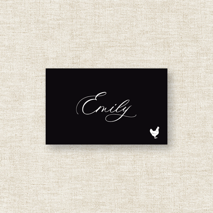 Editorial | Minimal Flat Place Cards for Weddings & Events